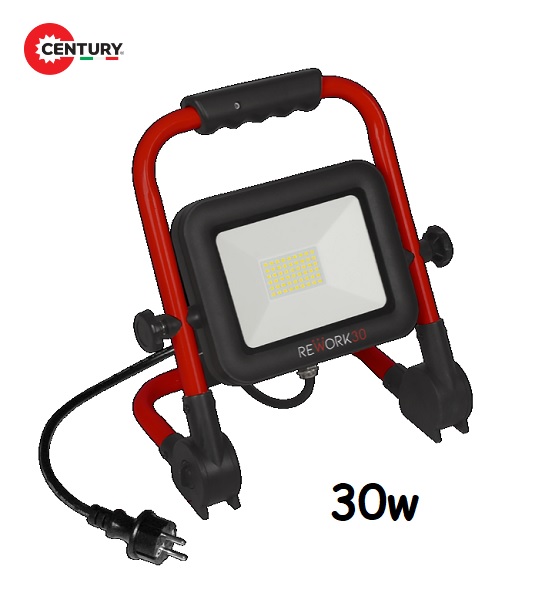 Proiettore LED Portatile 30w Luce Natura 2700 Lumen